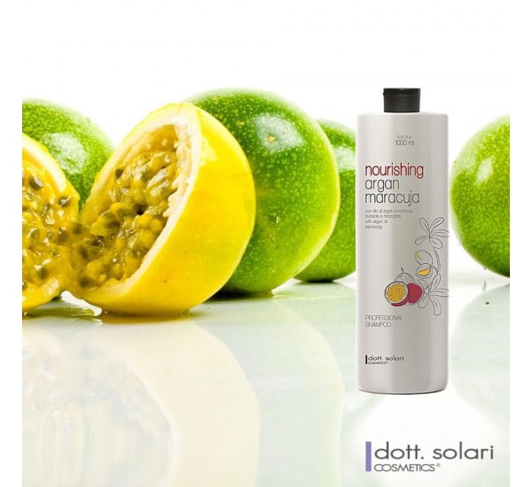 Подхранващ шампоан с арган и маракуя Dott. Solari Cosmetics Nourishing Shampoo 1000ml